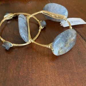 Gold & Stone bracelets